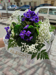 Ramo violetas- funerario-